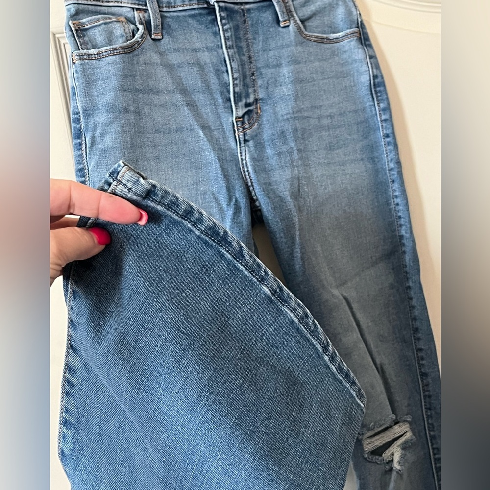 Hollister Vintage Flare Distressed Soft Stretch Medium Was Women's Jeans Size 1 - Picture 7 of 16